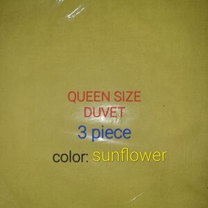 Duvet/ comforter cover with 2 pillowcases QUEEN size